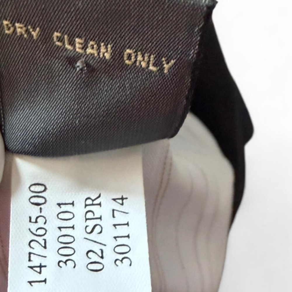 Vintage Y2K Banana Republic Black Wool Blend Tailored Blazer, Women's Size 8 - Picture 6 of 8